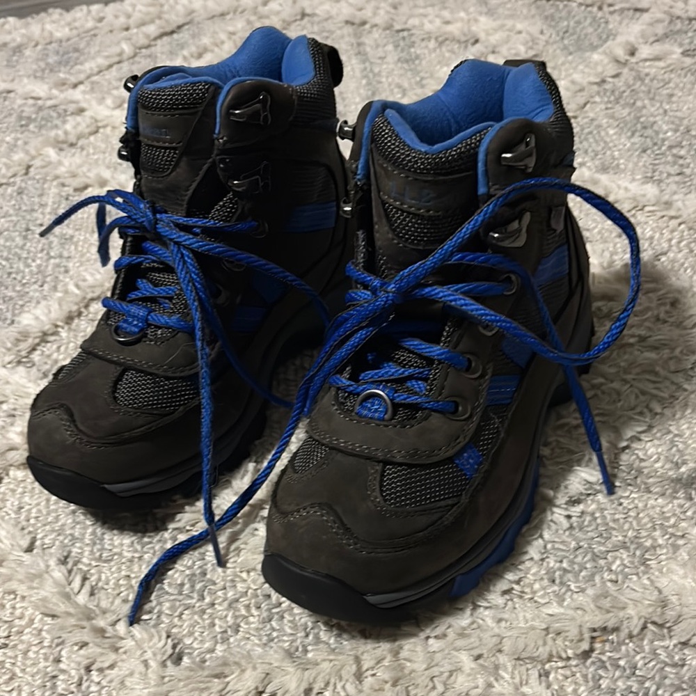 Kids Hiking Boots - Blue and Black